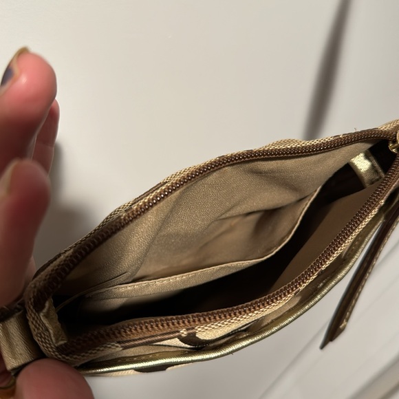 Vintage Signature Tan Gold Stripe Coach Swingback - Picture 16 of 16